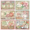 Gift Wrap Vintage Garden Resort Stickers Decorative Diary Scrapbooking Material Hand Made Collage Aesthetic Craft Supplies