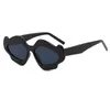 Zonnebril 2023 Y2K Punk Cloud Vrouwen Vlam Zonnebril Voor Dames Trendy Retro 2000's Onregelmatige Eyewear Shades Grappige UV400