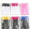 2021 50Pack Disposable Eyelash Mascara Brushes Wands Applicator Makeup Brush Kits Pink Dropship acceptable full
