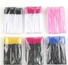 2021 50Pack Wegwerp Wimper Mascara Borstels Wands Applicator Make-Up Borstel Kits Roze Dropship Aanvaardbaar Volledige