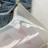 Sacs de soirée Sac à main simple Mini sac à bandoulière transparent Gelée d'été pour femmes