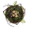 Dekoratif Çiçekler Yapay Kuş Yuvaları Simülasyon Tal Yuvası Benekli Yumurta Ağaç Süsleri Civcivler Yumurta Bahar Bahçesi
