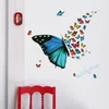 Coloré papillon autocollant mural papillons pour la décoration de la maison salon chambre décor Art stickers papier peint amovible affiche