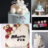 Bakvormen 1PC Siliconen Mal 3D Pearl Ball Fondant Mallen Zeep Halve Bol Chocolade Schimmel Taart Decoreren Gereedschappen Keuken Accessoires 230616