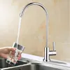 Robinets de lavabo de salle de bain 14 "robinet d'eau potable en acier inoxydable 304 360 degrés chrome osmose RO filtre finition inverse 230616