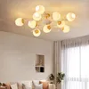 Chandeliers Nordic White Green Modern Ceiling Lamp For Living Room And Bedroom Dining Kitchen Indoor Decor Branch Led Light G45