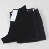 LL Herrenhose, schwarze Kommissionshose, Stretch, Business, lange Hose, lässig, schmale Passform, elastische Taille, Jogger, solide Hose mit Taschen