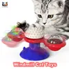 Windmill Cat Toys Cat Scratcher Toys Interactive Whirligig Turntable for Kitten Brush Teeth Improve IQ Relieve Anxiety Pet Toys