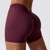 Yoga kıyafeti yaz seksi spor şort koşu kadınları kadın bisiklet egzersiz ganimet push up pantolon 230615