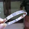 Designer Charm Carter Samma stil 990 fot Silverarmband Kvinnor Stängt Single Loop Buckle Simple Fashion Versatile Girl Gift