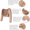 Vita Tummy Shaper Upper Arm Shapers Compressione Maniche lunghe Donne Arm Shapewear Humpback Posture Corrector Spalla Seno Support Push Up Tops 230615