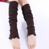 Calzini da donna invernali tinta unita lavorati a maglia caldi lunghi stivali da donna leggings anti-attrito alti al ginocchio