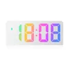 Desk Table Clocks Single Side Home Decor 14mm Plastic Big LED Screen Alarm clock 230615