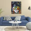 Famous Still Life Canvas Art Ginger Jar and Fruit Paul Cezanne Painting Handmade Impressionistic Modern Home Decor