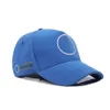 Top Caps Açık Spor F1 Yarış Takımı Şapka Kapağı Mercedes Pamuk Nakış UNISEX İş Hediyesi L232860079225J