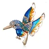 Broches Crystal Broche Pins Voor Vrouwen Vogel Zwaluw Specht Sieraden Mode Bruiloft Bijoux Gift