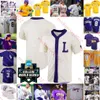 Maglia da baseball Aaron Nola Kevin Gausman 2023 CWS LSU Tigers Andrew Stevenson 8 Mikie Mahtook 5 Aaron Hill Jacob Berry Maglia LSU da uomo cucita personalizzata