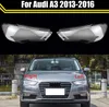 Boîtier de lumière de lampe frontale automatique pour Audi A3 2013-2016 couvercle d'objectif de phare avant de voiture abat-jour coquille capuchons de lampe