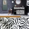 Wall Stickers Modern PVC Black White Striped Selfadhesive Wallpaper Peel and Stick Contact Sticker for Kitchen Bathroom Furniture Decor 230616