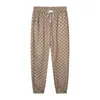 Mens Mulheres Designer Jacquard Calças Primavera Verão Homens Pant Letra Dupla Letras Casuais Calças Amarelo