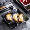 Plates Japanese Sushi French Fries Plate With Sauce Dish Retro Snack Dessert Household Dumpling Sashimi Shrimp Tableware