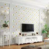 Wall Stickers 3D Continuous Wallpaper Flower Pattern Waterproof SelfAdhesive TV background Wallcovering Home Decor Paper 230615