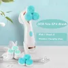 Ansiktsvårdsenheter VIP Link Brush Skin Care Machine Vibration Massage Spin Brush Galvanica Spa System Deep Cleansing 230615