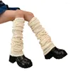 Chaussettes pour femmes Y2k Leg Warmer Daily Wear Jupe élastique Cute Style Slouchly Calf Sock