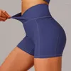 Pantaloncini attivi LANTECH Donna Yoga Sport Abbigliamento sportivo Allenamento fitness Squat Esercizio Palestra Sollevamento Vita alta Abbigliamento sportivo V Cintura