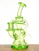 Vintage premium recycler Glass Glass Bong Water Hookah Rura palenia 9 cali Oryginalna fabryka szklana wykonana może umieścić logo klienta przez DHL UPS CNE