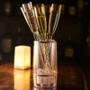 Verres à vin Sandy Beach Glass Base Set Coloré Acrylique Seabeach Étincelant Cocktail Tasses Titulaire Pour Bar Party Mariage Flûtes À Champagne