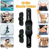 Equipamento Slim Portátil Abs Toner EMS Estimulador Muscular Abdominal Cinto Emagrecedor Portátil Sem Fio Cintura Braço Perna Perda de Peso Equipamento de Fitness Unissex 230615