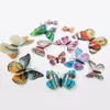 12Pcs Luminous Double Layer Butterfly 3D Wall Sticker Wedding Decorations Glow In The Dark Butterflies Fridge Magnet Stickers