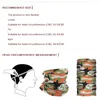 Bandanas Ourdoor الصيد ركوب الدراجات في التخييم التخييم الصيد أنبوب أنبوب باندانا دراجة دراجة نارية الوجه قناع سحر النساء الرجال