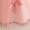 Girl Dresses Flower Princess Dress Mesh Fluffy Skirt Piano Performance Little Children's