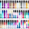 2020 Kanekalon Synthetic Braiding Hair Crochet Braids Twist Single Ombre Color Synthetic Hair Extensions Stock