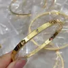 Bangle Designer Pure V Gold 18K Rose Love SMRED EDITION Full Diamond Sky Star Six Armband L2ES