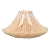 Spódnice kobiety Puffy Tiul Petticoat warstwowe plisowane Tutu Short Princess Ballet Dance Pettispirt Cosplay Cosplay (niebieski jeden rozmiar)