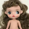 Poupées Amooooore Poupée en Caoutchouc Corps Maquillage Nude 1 8 Ball Jointed 20cm Tiny Dolls 230615