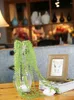 装飾的な花100cm人工多肉植物吊り下げ壁植物真珠肉質の緑の枝プラスチックガーランドホームウェディングデコレーション