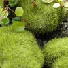 Dekorativa blommor 5 datorer Faux Moss Stone Fake Rocks Mögel Hushållsdekor Konstgjord prydnad DIY Emulerad Mossy 10cm Livläge