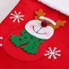 Nowe duże świąteczne pończochy Santa Elk Snowman Socar Socks Xmas Candy Gift Bag dla dzieci