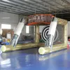Sayok 2,6 m (8,53 pies) juego de lanzamiento de hacha inflable tablero de tiro de fútbol inflable con soplador de aire y hachas