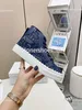 LAUREN Lace Sneakers Women Shoes Designer Sneakers High Low Top Canvas Shoe Summer Breathable Trainers Platform Trainer