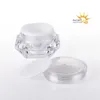 Frasco de creme para cuidados com a pele DIAMOND - Frasco cosmético vazio de 5g/10g/15g para cosméticos Recipiente de embalagem compacto portátil com tampa de vedação segura Tpls