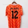 4xl 1988 van bastenレトロサッカージャージ1997 1998 1994 Holland Bergkamp 1986 90 92 95 96 97 98 12 14 Gullit Rijkaard Davids 2004 2010クラシックヴィンテージフットボールシャツ