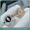 Pierścień Solitaire Messica - Śijany diamentowy pierścień damski S925 srebrny srebrny galwanizowany mikro złoto inkrustowani pierścień diamentowy Oryginalna klasyczna biżuteria 230615
