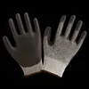 Koruyucu eldivenler 13 iğne 3/5 kesme önleyici avuç içi daldırmalı PU koruyucu eldivenler iş havalandırma koruma özellikleri çeşitlidir