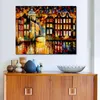 High Quality Canvas Art Pensive Amsterdam Handcrafted Oil Paintings Urban Streets Modern Wall Decor