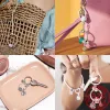 Prata Esterlina 925 para Pandora Charms Autêntico Talão DIY Pingente Feminino Pulseiras Contas Momento Chaveiro Bolsa Pequena Coração